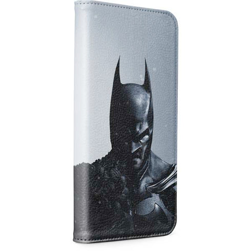 DC Comics Arkham Origins Batman iPhone 15 Plus Folio Case