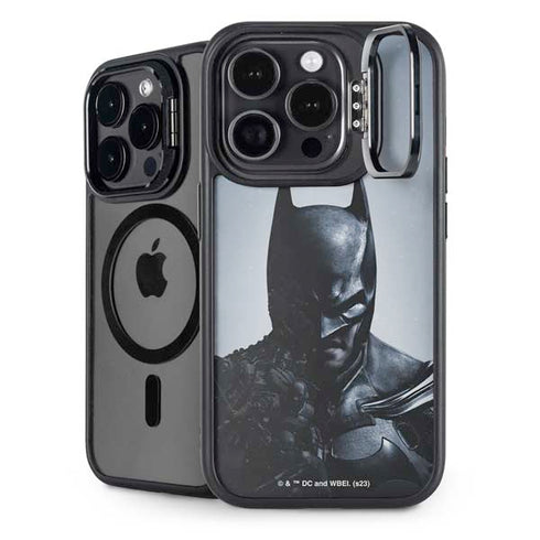 DC Comics Arkham Origins Batman iPhone 15 Pro Max Kickstand Case