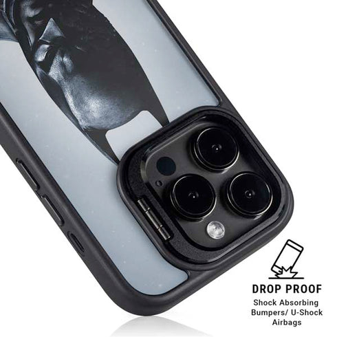 DC Comics Arkham Origins Batman iPhone 15 Pro Max Kickstand Case