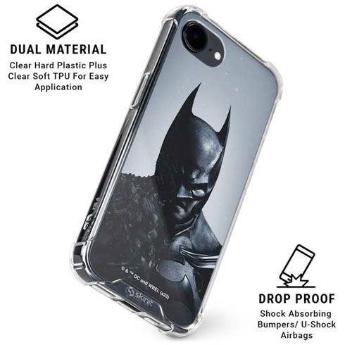 DC Comics Arkham Origins Batman iPhone 16e Clear Case