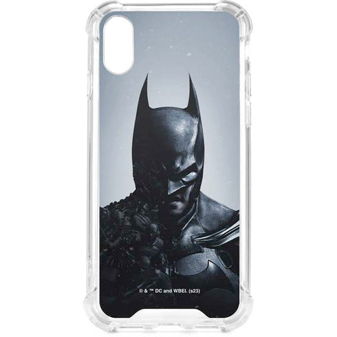 DC Comics Arkham Origins Batman iPhone XS Clear Case