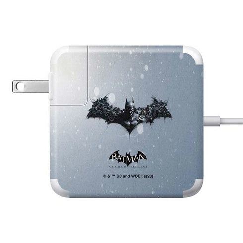 DC Comics Arkham Origins Arkham Logo 85W Power Adapter (15 and 17 inch MacBook Pro Charger) Skin