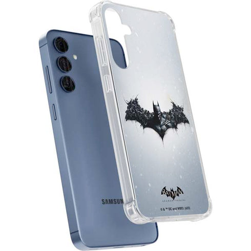 DC Comics Arkham Origins Arkham Logo Galaxy A35 5G Clear Case