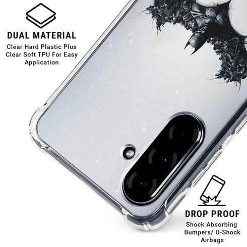 DC Comics Arkham Origins Arkham Logo Galaxy A36 5G Clear Case