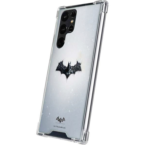 DC Comics Arkham Origins Arkham Logo Galaxy S23 Ultra Clear Case
