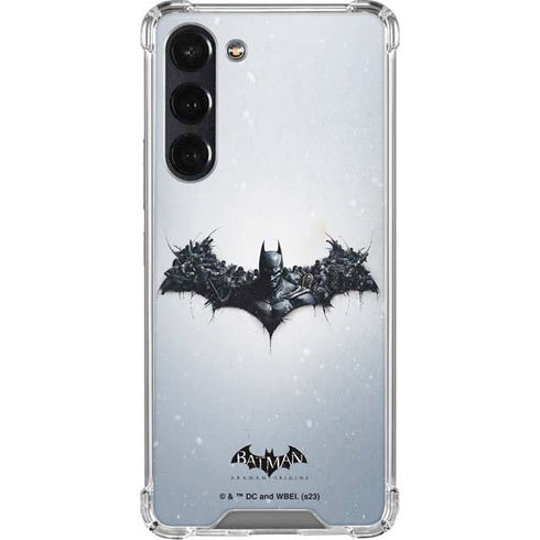 DC Comics Arkham Origins Arkham Logo Galaxy S24 FE Clear Case