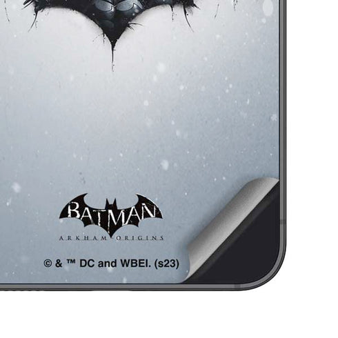 DC Comics Arkham Origins Arkham Logo Galaxy S25 Plus Skin