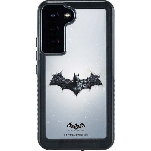 DC Comics Arkham Origins Arkham Logo Galaxy S24 Plus Waterproof Case
