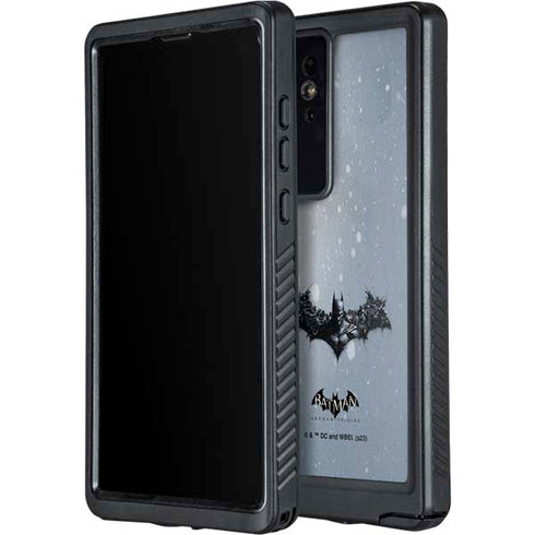DC Comics Arkham Origins Arkham Logo Galaxy S24 Ultra Waterproof Case