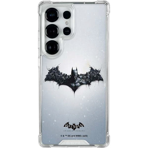DC Comics Arkham Origins Arkham Logo Galaxy S25 Ultra Clear Case