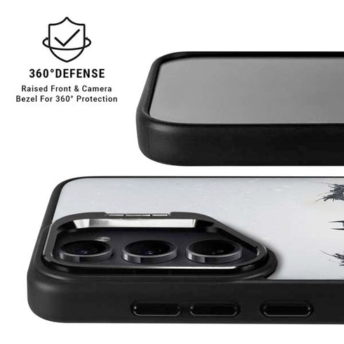 DC Comics Arkham Origins Arkham Logo Galaxy S26 Kickstand Case