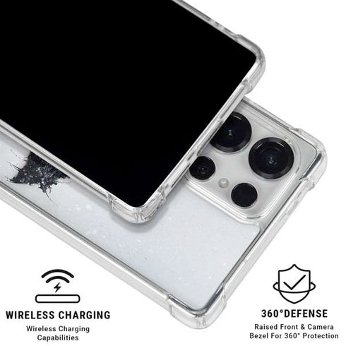 DC Comics Arkham Origins Arkham Logo Galaxy S26 Ultra Clear Case