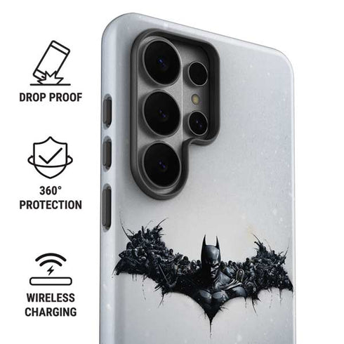 DC Comics Arkham Origins Arkham Logo Galaxy S26 Ultra Impact Case