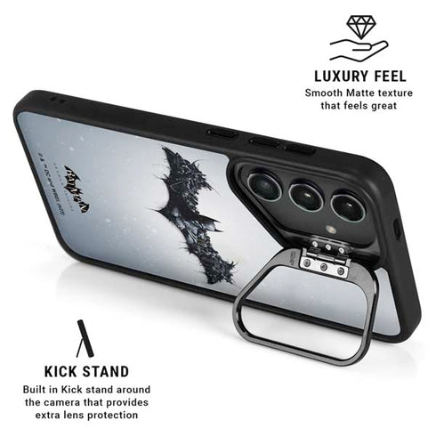 DC Comics Arkham Origins Arkham Logo Galaxy S26 Ultra Kickstand Case