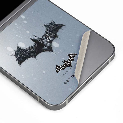 DC Comics Arkham Origins Arkham Logo Galaxy Z Flip6 Skin