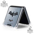 DC Comics Arkham Origins Arkham Logo Galaxy Z Flip7 Clear Case