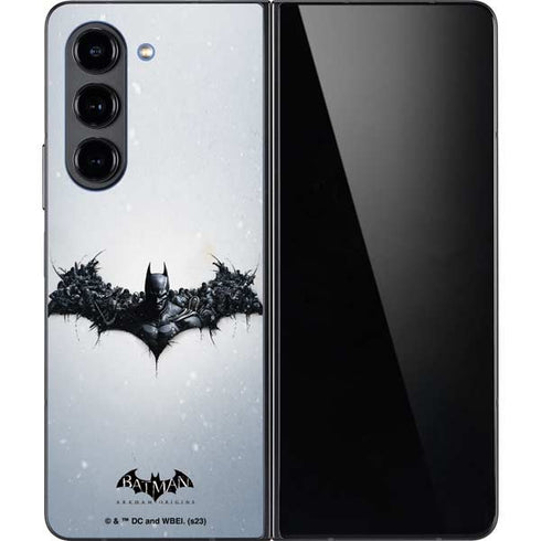 DC Comics Arkham Origins Arkham Logo Galaxy Z Fold5 5G Skin