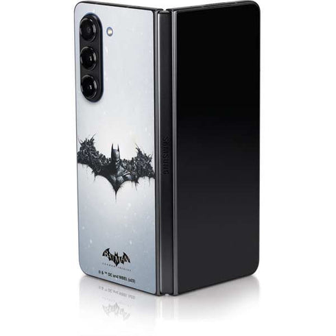 DC Comics Arkham Origins Arkham Logo Galaxy Z Fold5 5G Skin