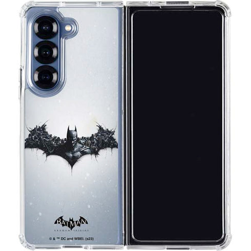 DC Comics Arkham Origins Arkham Logo Galaxy Z Fold6 Clear Case