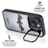 DC Comics Arkham Origins Arkham Logo iPhone 14 Plus Kickstand Case