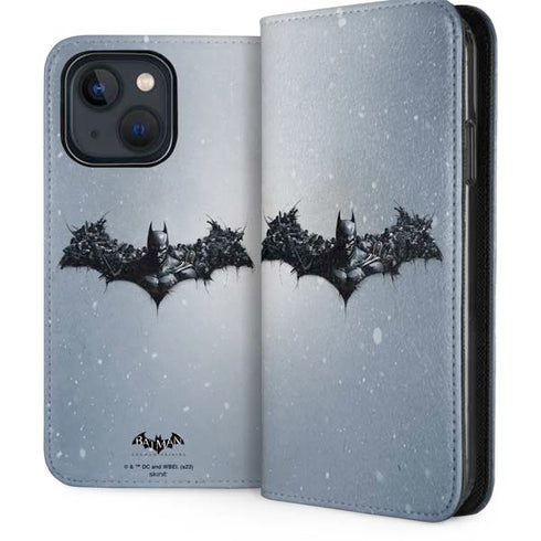 DC Comics Arkham Origins Arkham Logo iPhone 15 Folio Case
