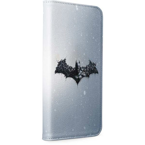 DC Comics Arkham Origins Arkham Logo iPhone 15 Plus Folio Case