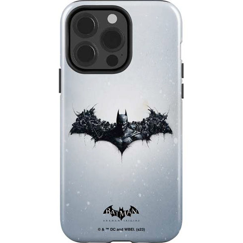 DC Comics Arkham Origins Arkham Logo iPhone 15 Pro Impact Case