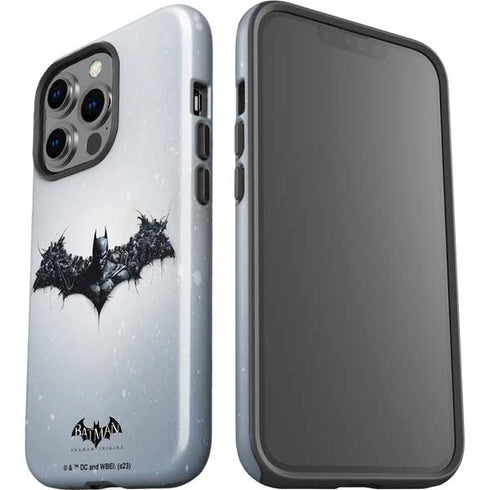 DC Comics Arkham Origins Arkham Logo iPhone 15 Pro Impact Case