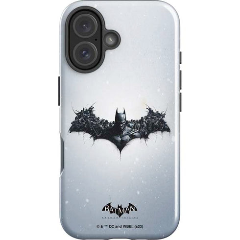 DC Comics Arkham Origins Arkham Logo iPhone 16 Impact Case