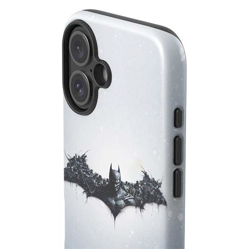 DC Comics Arkham Origins Arkham Logo iPhone 16 Impact Case