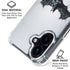 DC Comics Arkham Origins Arkham Logo iPhone 16 MagSafe Case