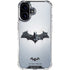 DC Comics Arkham Origins Arkham Logo iPhone 16 Plus Clear Case