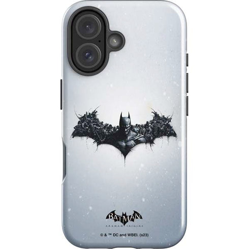 DC Comics Arkham Origins Arkham Logo iPhone 16 Plus Impact Case