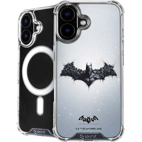 DC Comics Arkham Origins Arkham Logo iPhone 16 Plus MagSafe Case