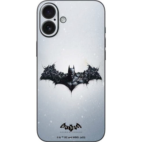 DC Comics Arkham Origins Arkham Logo iPhone 16 Plus Skin