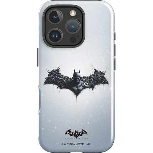 DC Comics Arkham Origins Arkham Logo iPhone 16 Pro Impact Case