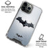 DC Comics Arkham Origins Arkham Logo iPhone 16 Pro Max Clear Case