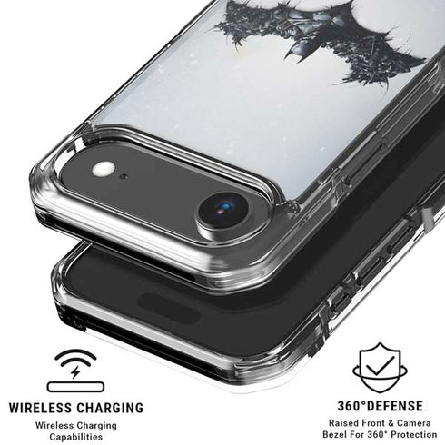 DC Comics Arkham Origins Arkham Logo iPhone 17 Air Clear Case