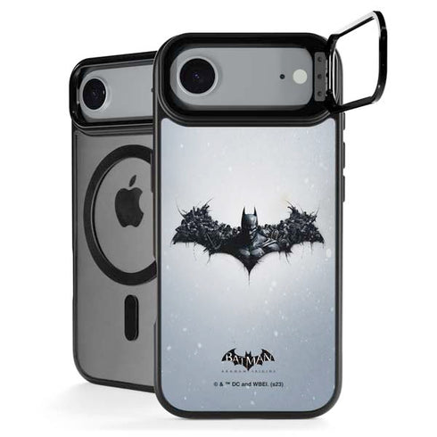 DC Comics Arkham Origins Arkham Logo iPhone 17 Air Kickstand Case