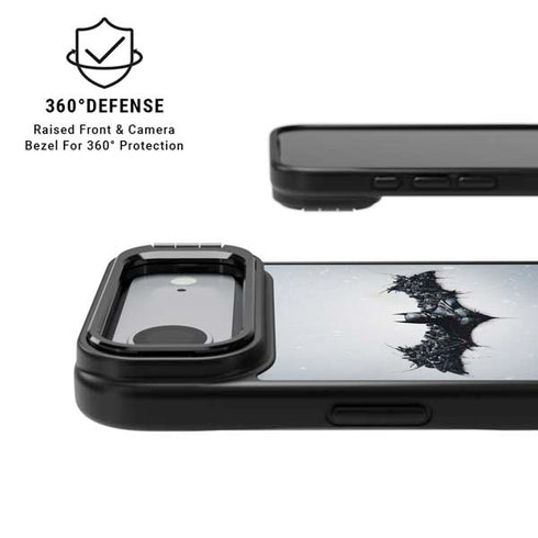 DC Comics Arkham Origins Arkham Logo iPhone 17 Air Kickstand Case