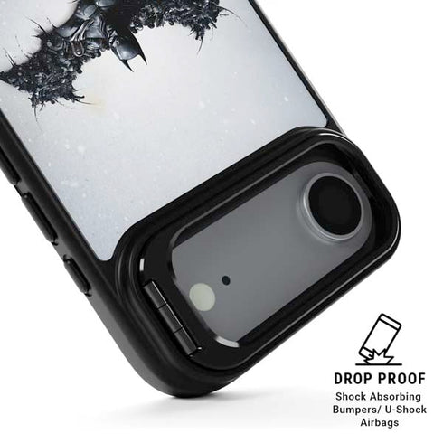 DC Comics Arkham Origins Arkham Logo iPhone 17 Air Kickstand Case