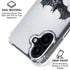 DC Comics Arkham Origins Arkham Logo iPhone 17 Clear Case