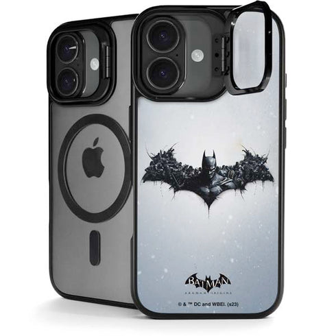 DC Comics Arkham Origins Arkham Logo iPhone 17 Kickstand Case