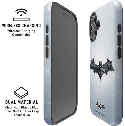 DC Comics Arkham Origins Arkham Logo iPhone 17 Magsafe Impact Case