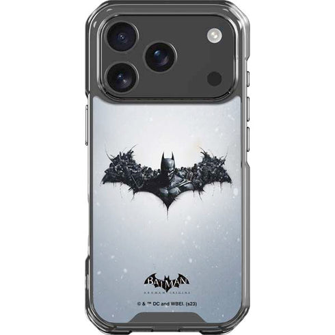 DC Comics Arkham Origins Arkham Logo iPhone 17 Pro Clear Case