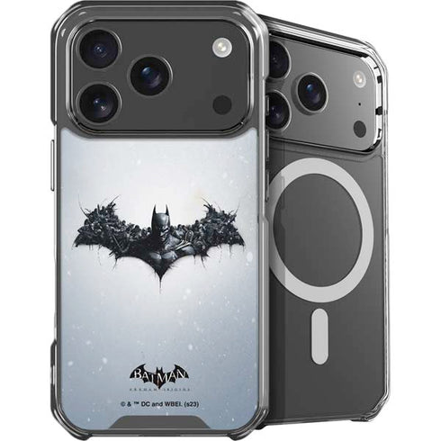 DC Comics Arkham Origins Arkham Logo iPhone 17 Pro Max MagSafe Case