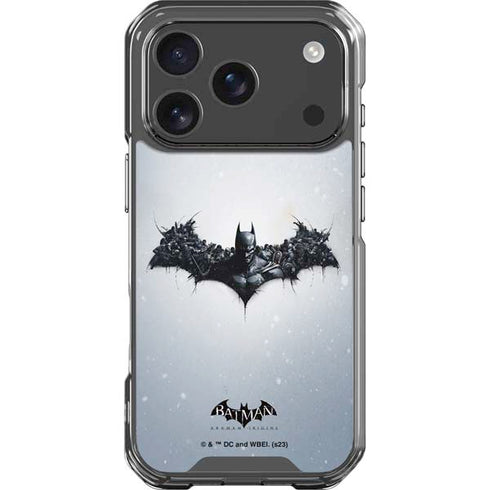 DC Comics Arkham Origins Arkham Logo iPhone 18 Pro Clear Case