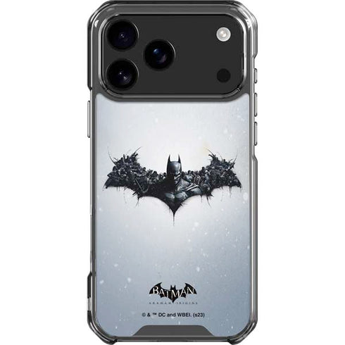 DC Comics Arkham Origins Arkham Logo iPhone 18 Pro Max Clear Case