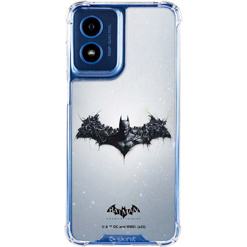DC Comics Arkham Origins Arkham Logo Moto G Play 4G (2024) Clear Case