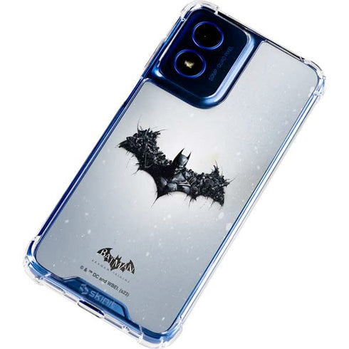 DC Comics Arkham Origins Arkham Logo Moto G Play 4G (2024) Clear Case